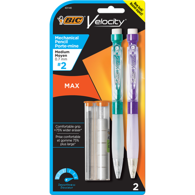 BIC Velocity MAX Mechanical Pencil | 2Pk