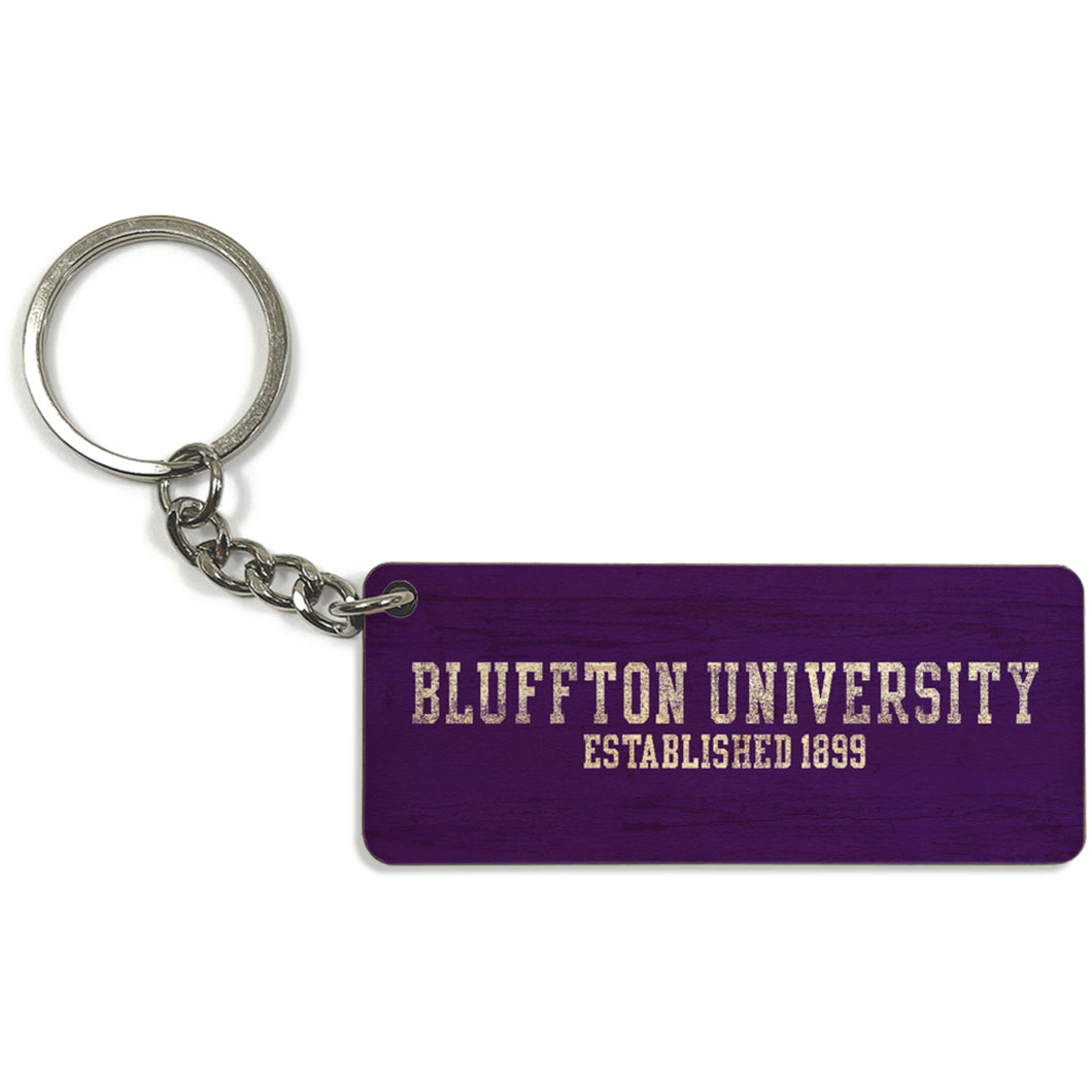 Small Rectangle Key Chain, Purple