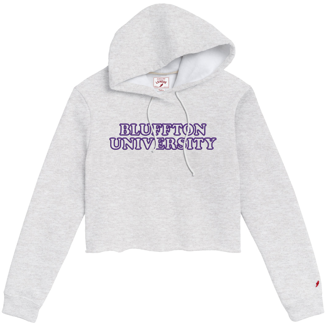 1636 Ladies Cropped Hood | Ash