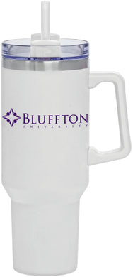 40 OZ Tumbler w/ Handle, White