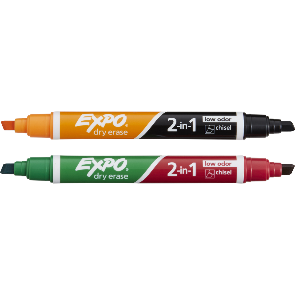 Expo Dual End Low Odor Dry Erase Marker | 2Pk