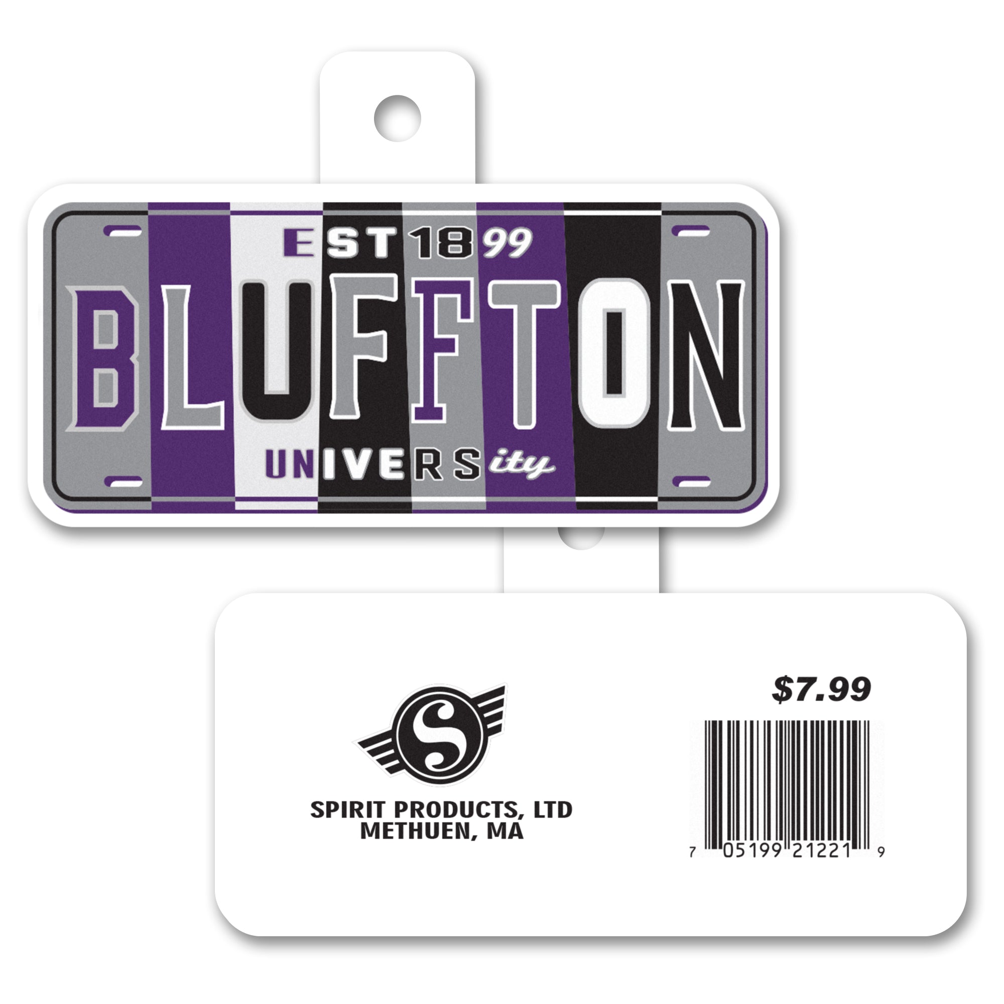 Blue Moon Sticker, License Plate Design