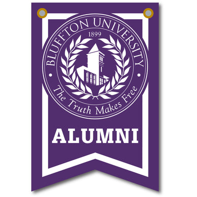 12 X 18 Dovetail Seal Banner| Purple