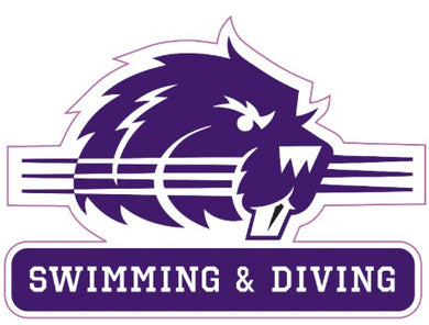 Bluffton Swimming & Diving Decal - M28