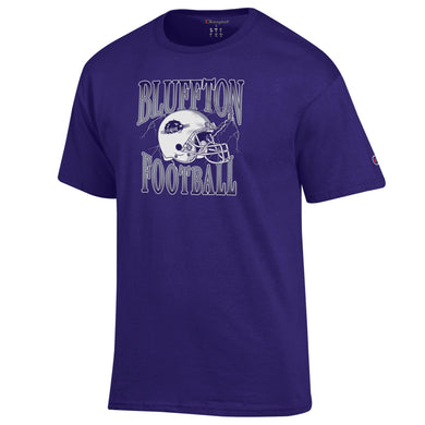 Retro Football Tee | Purple