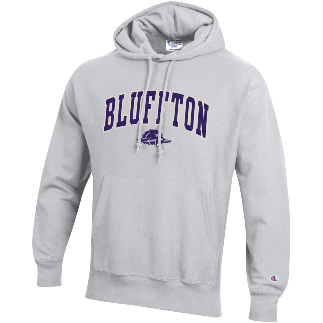 Reverse Weave Hood | Silver Grey