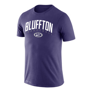 Nike Men's Dri-Fit Basketball Cotton Tee, Purple