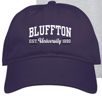 Bluffton University in Washed Twill, Purple