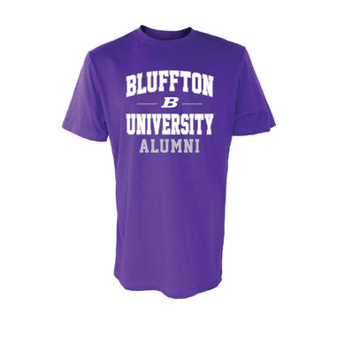 Bluffton University Alumni Short Sleeve Tee, Purple
