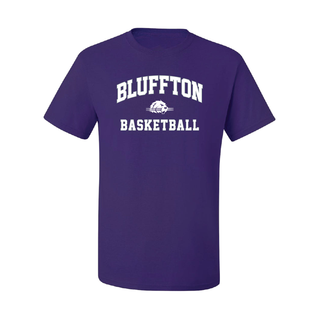 Basketball Tee, Purple (F22)